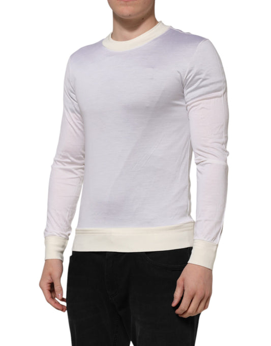 Long sleeve white shirt on mannequin