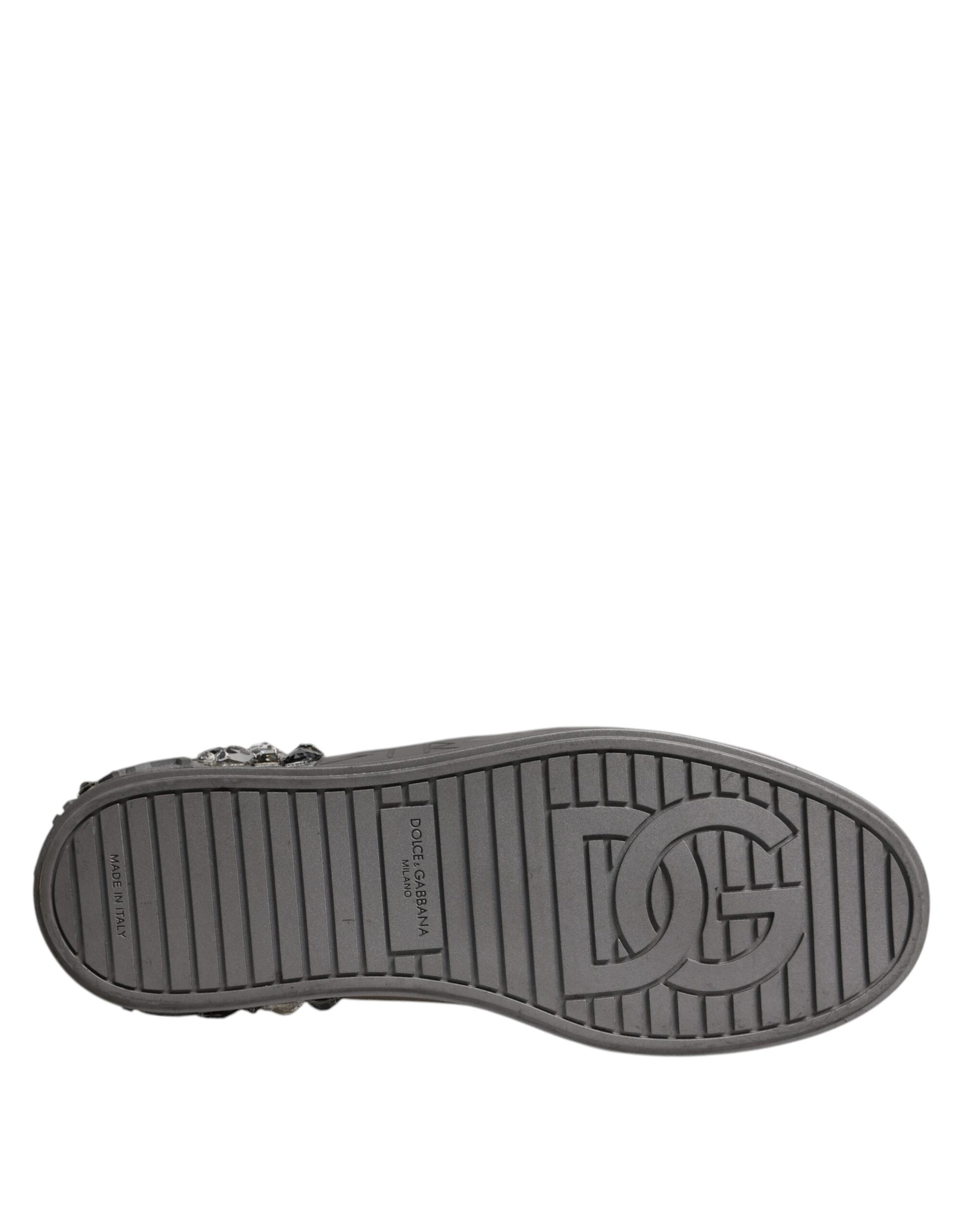 Black shoe with a logo on the side