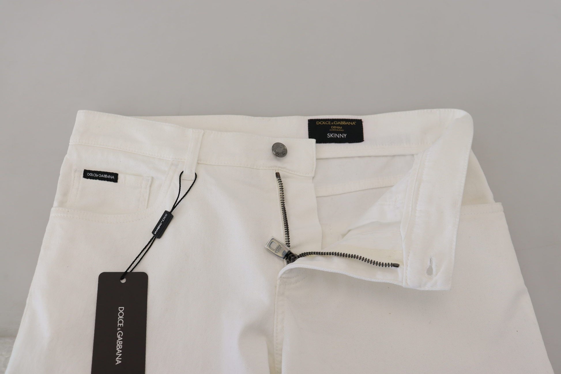 White pants on a table