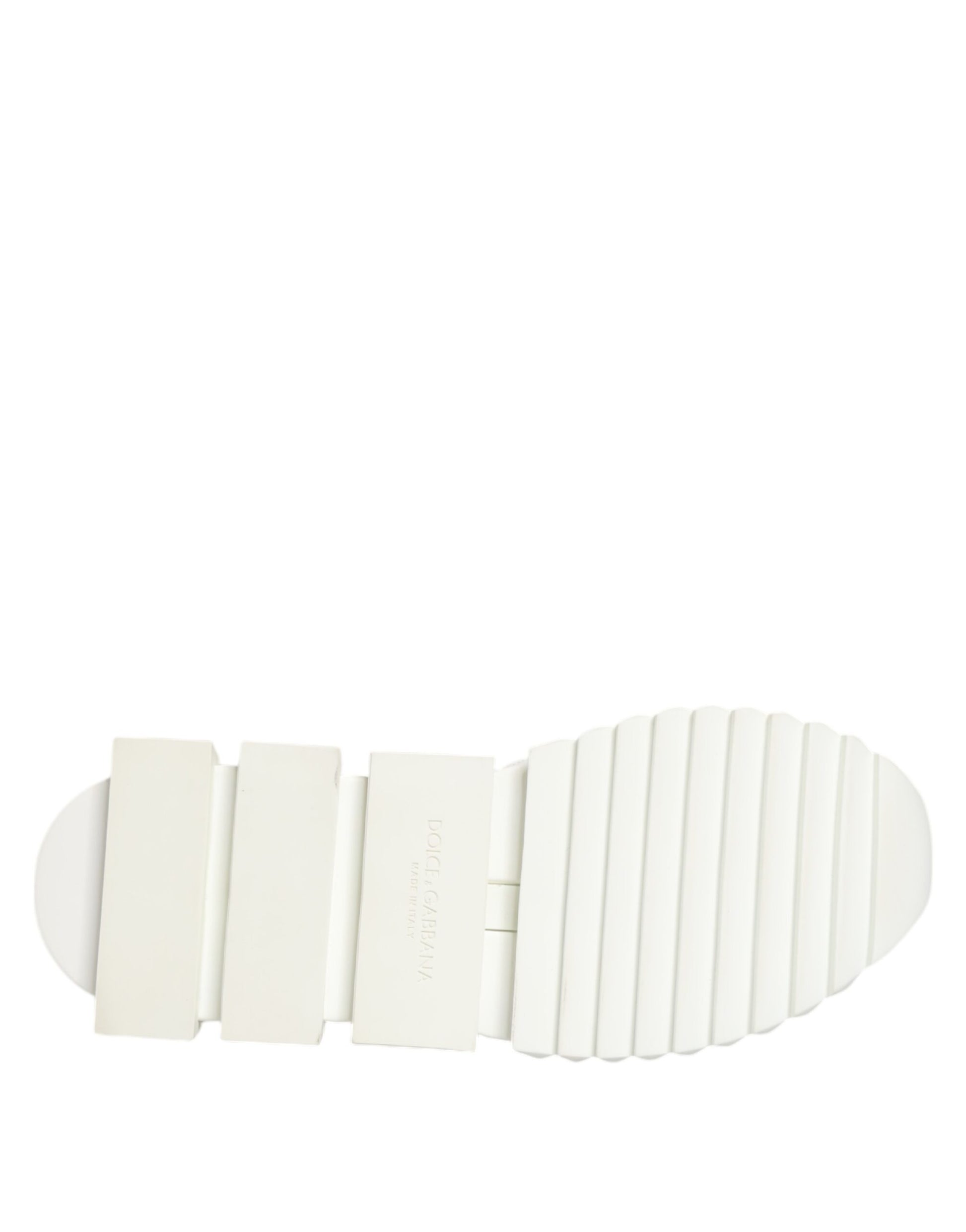 White lace-up sneakers with a low top, featuring a textured design on the side