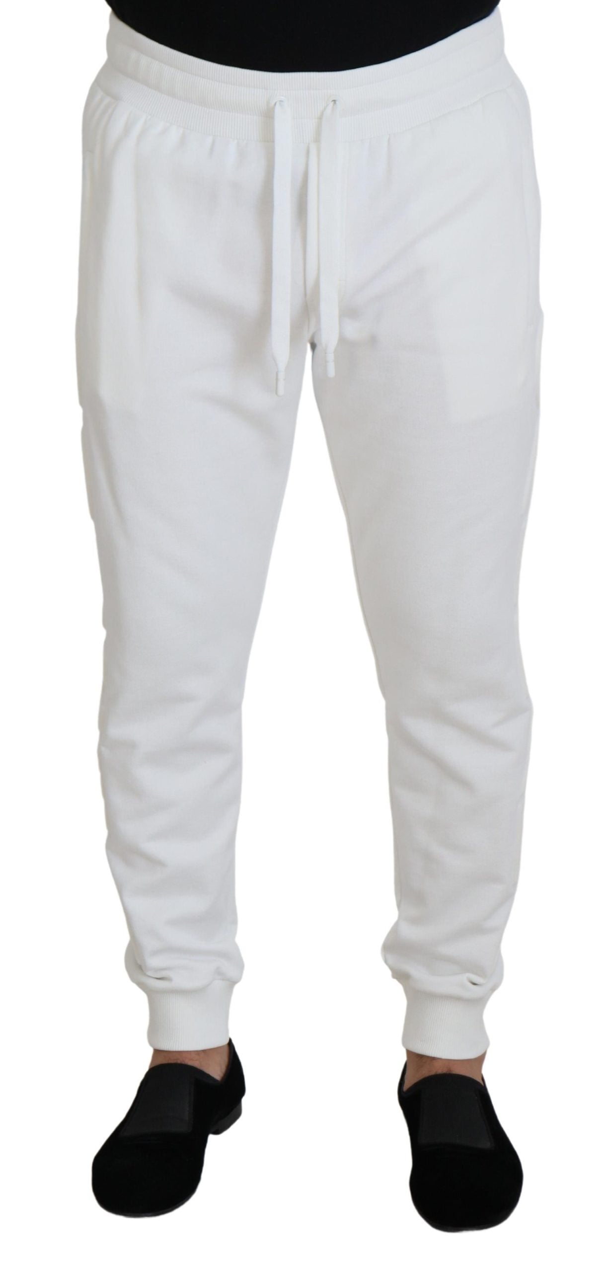 White sweatpants on a mannequin