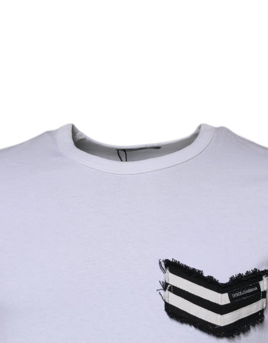White short sleeve shirt on hanger