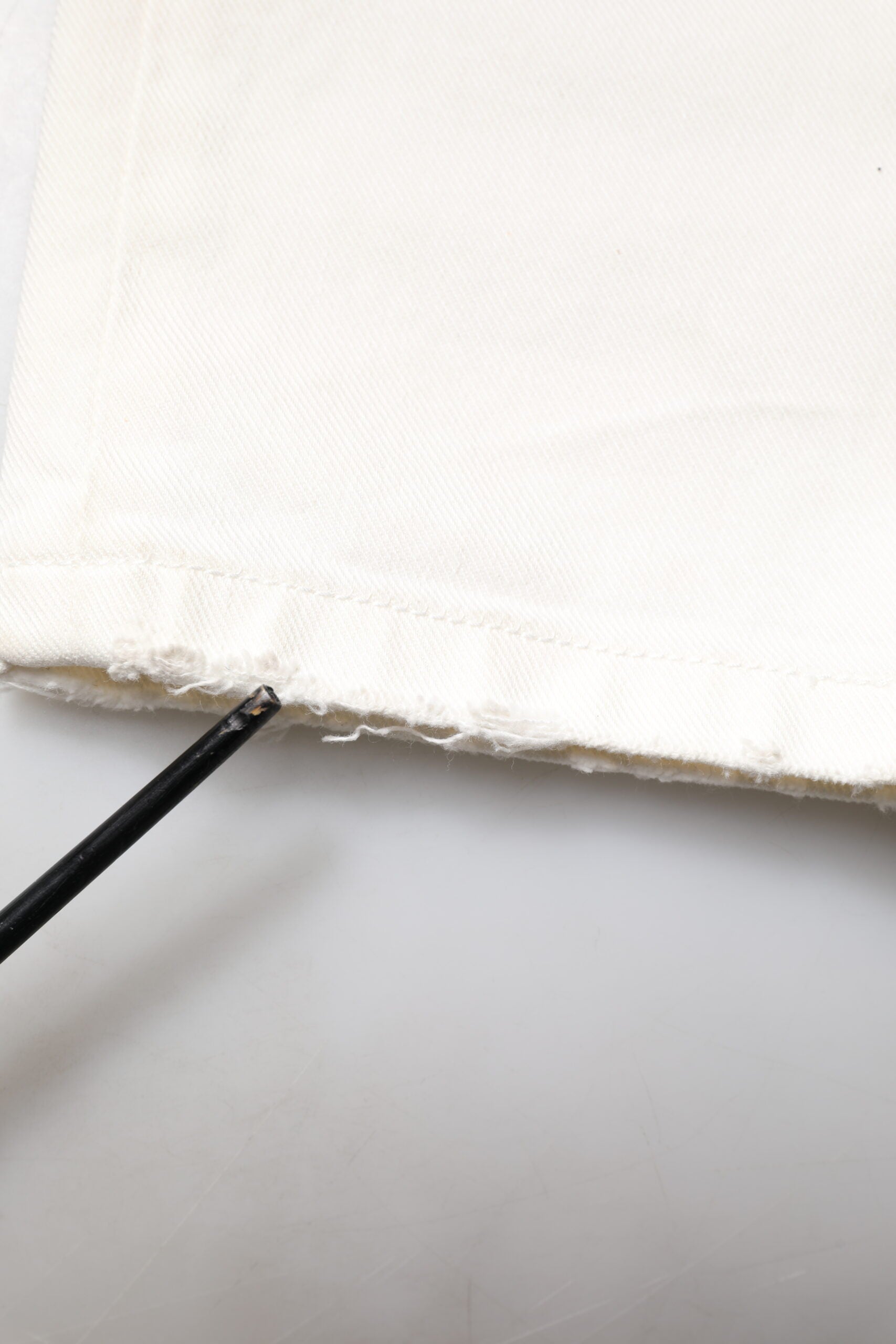 White cloth on table