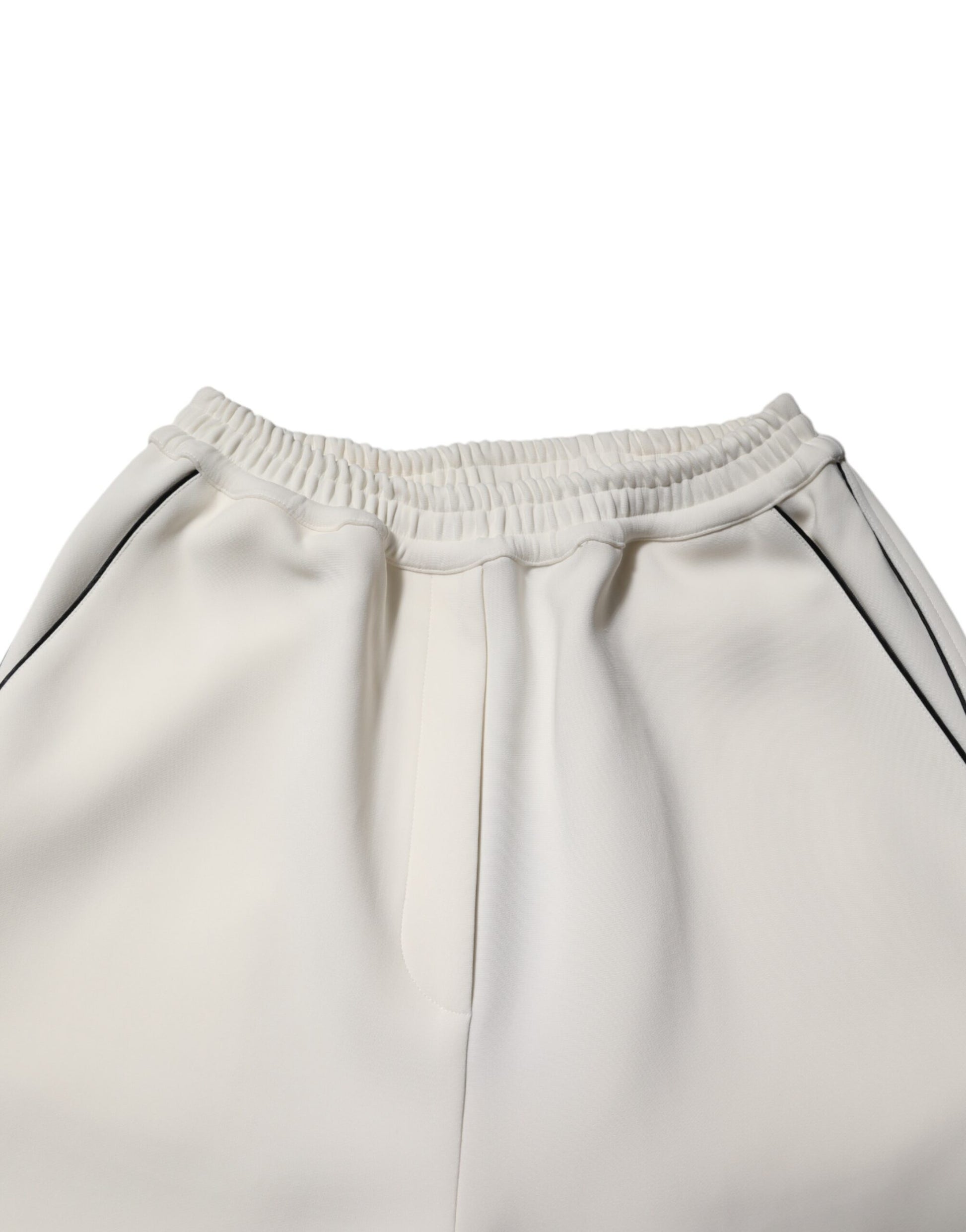 White shorts with black trim