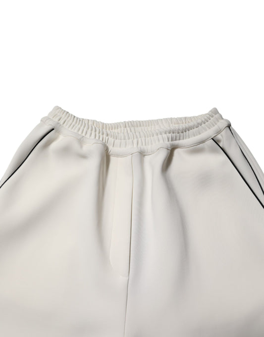 White shorts with black trim