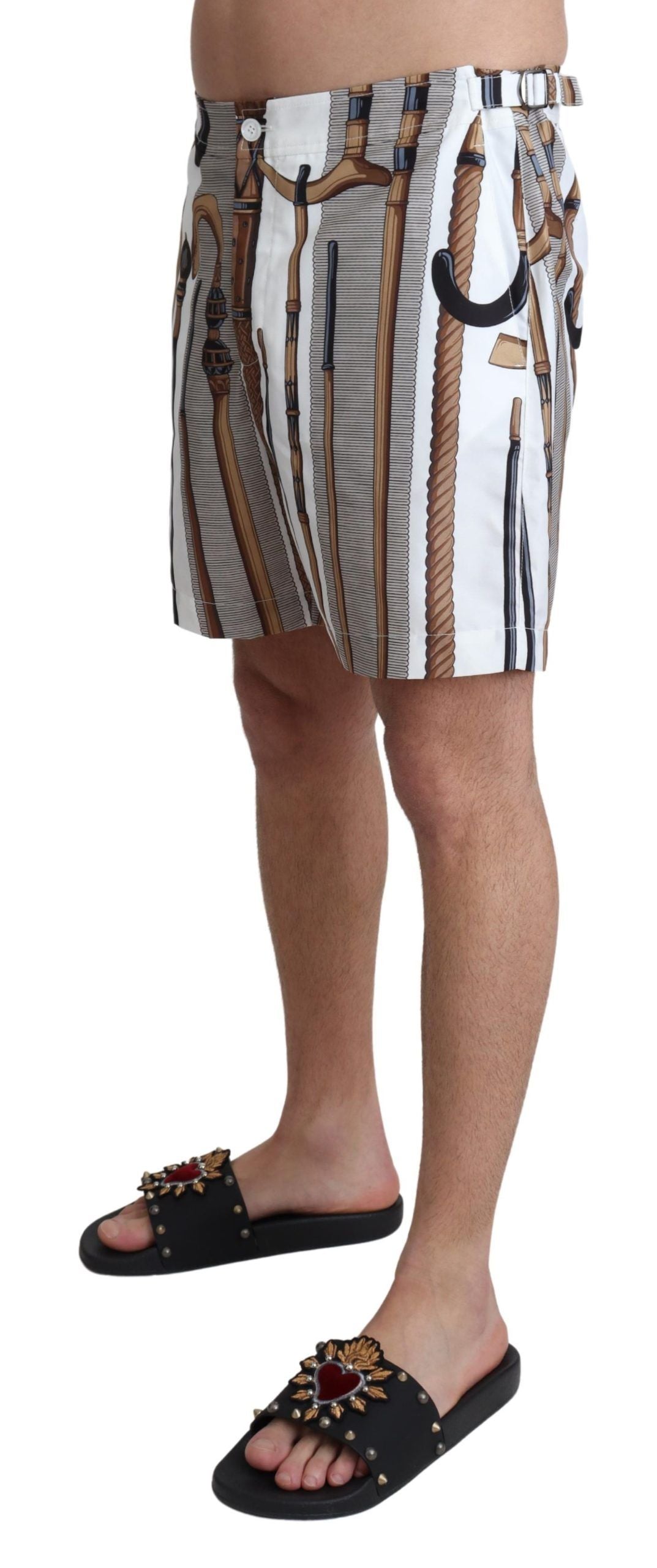 Men's shorts with a patterned design