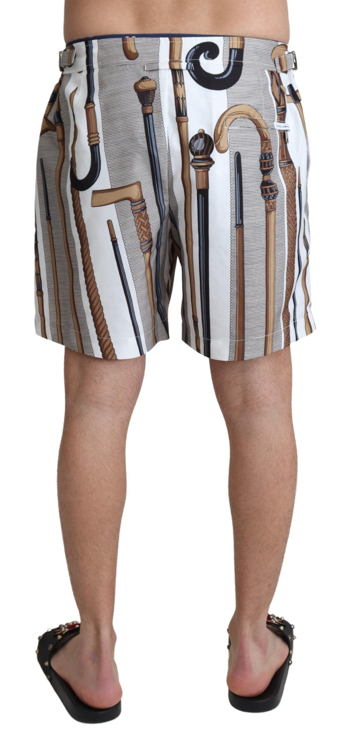 Men's shorts with umbrella pattern