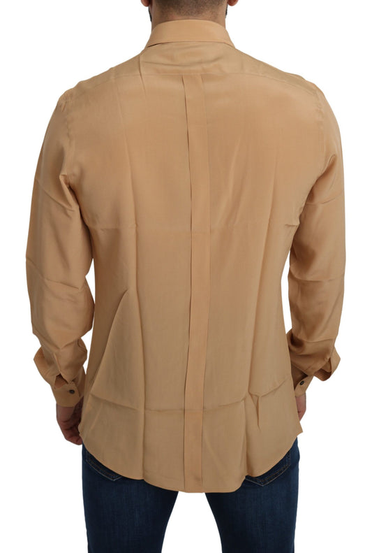 Man wearing long sleeve shirt
