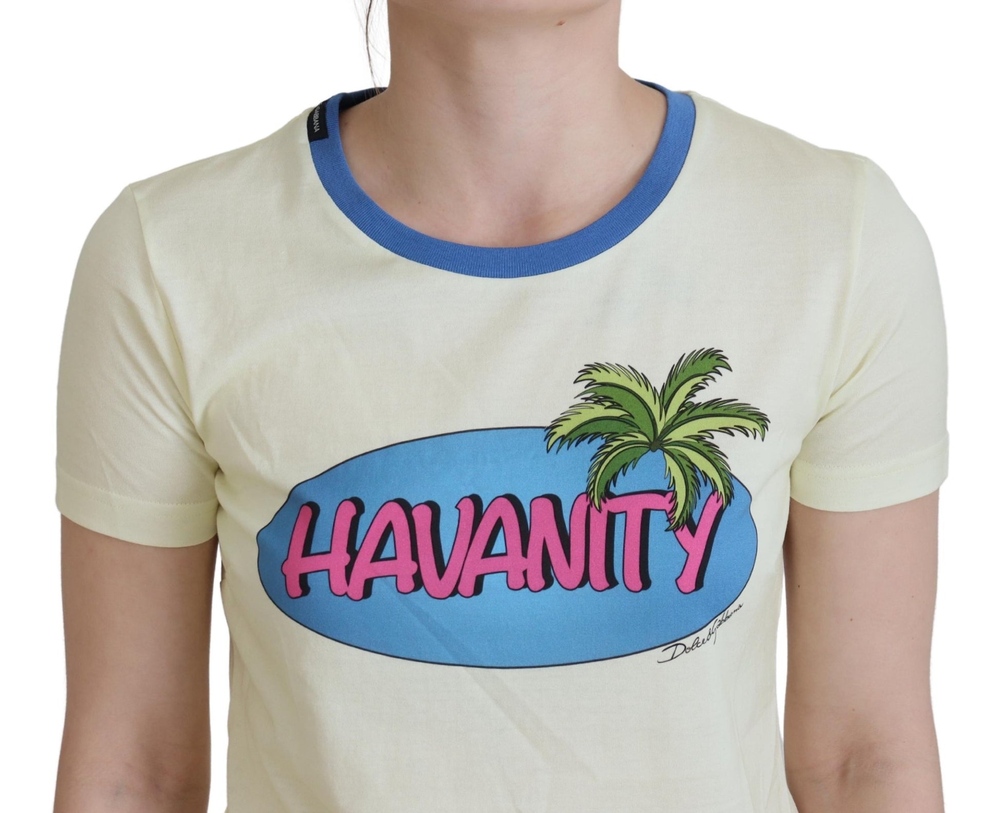 Graphic t-shirt with palm trees and word "Havana" in stylized font