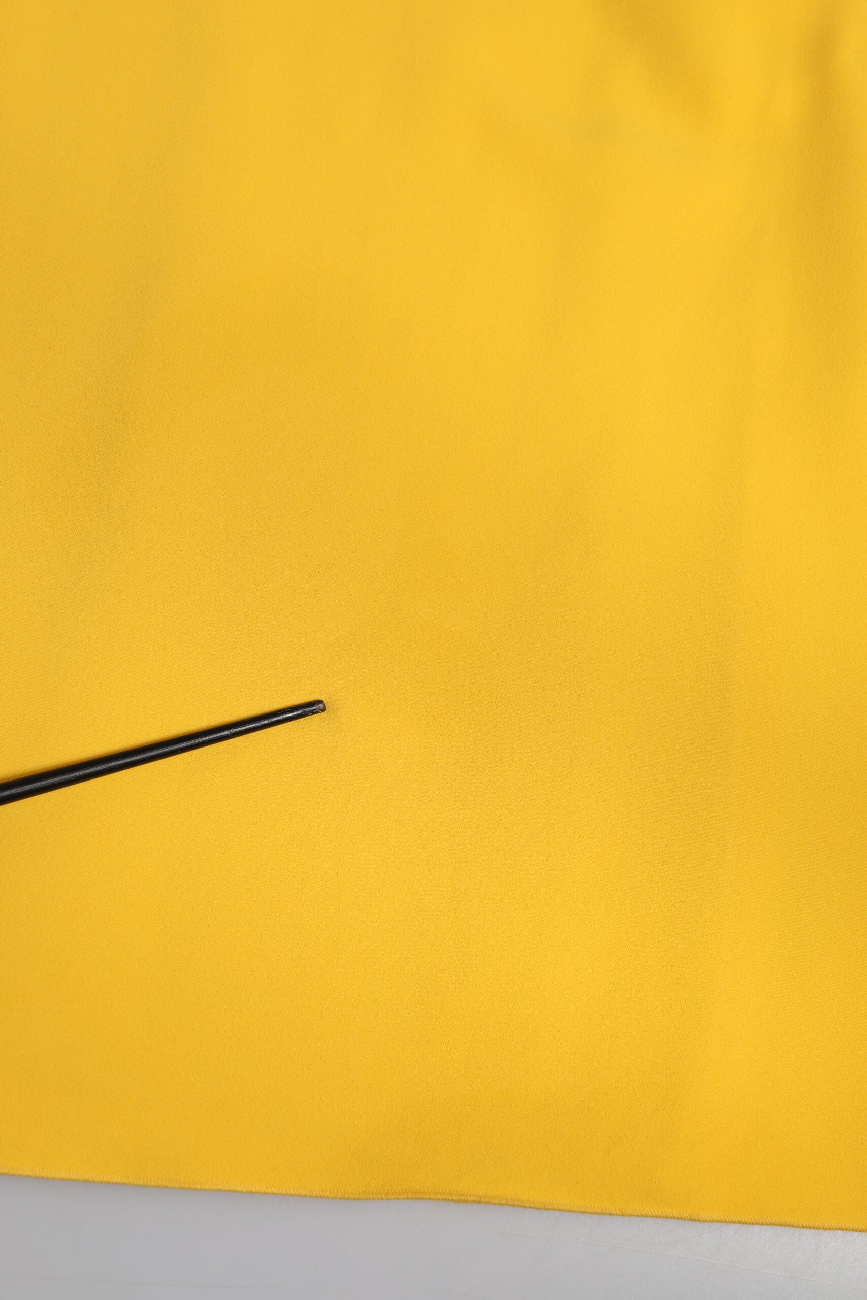Yellow leather material on table