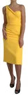 Yellow dress on a woman