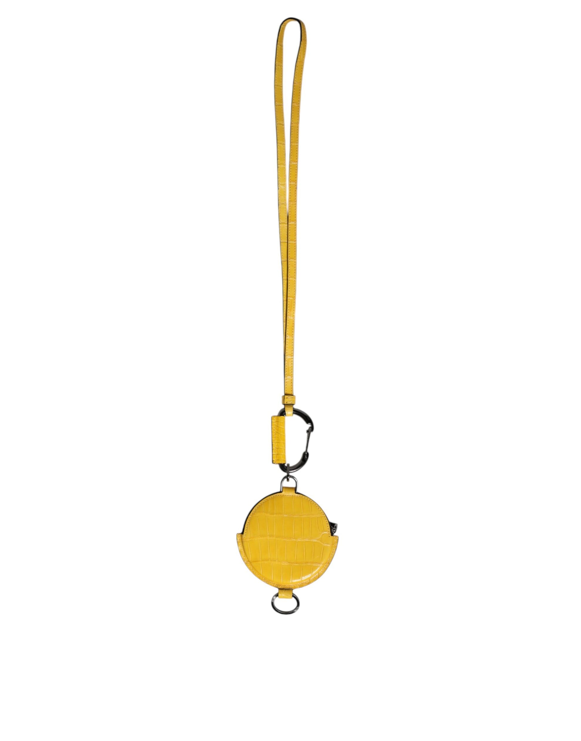 Yellow pendant on a chain