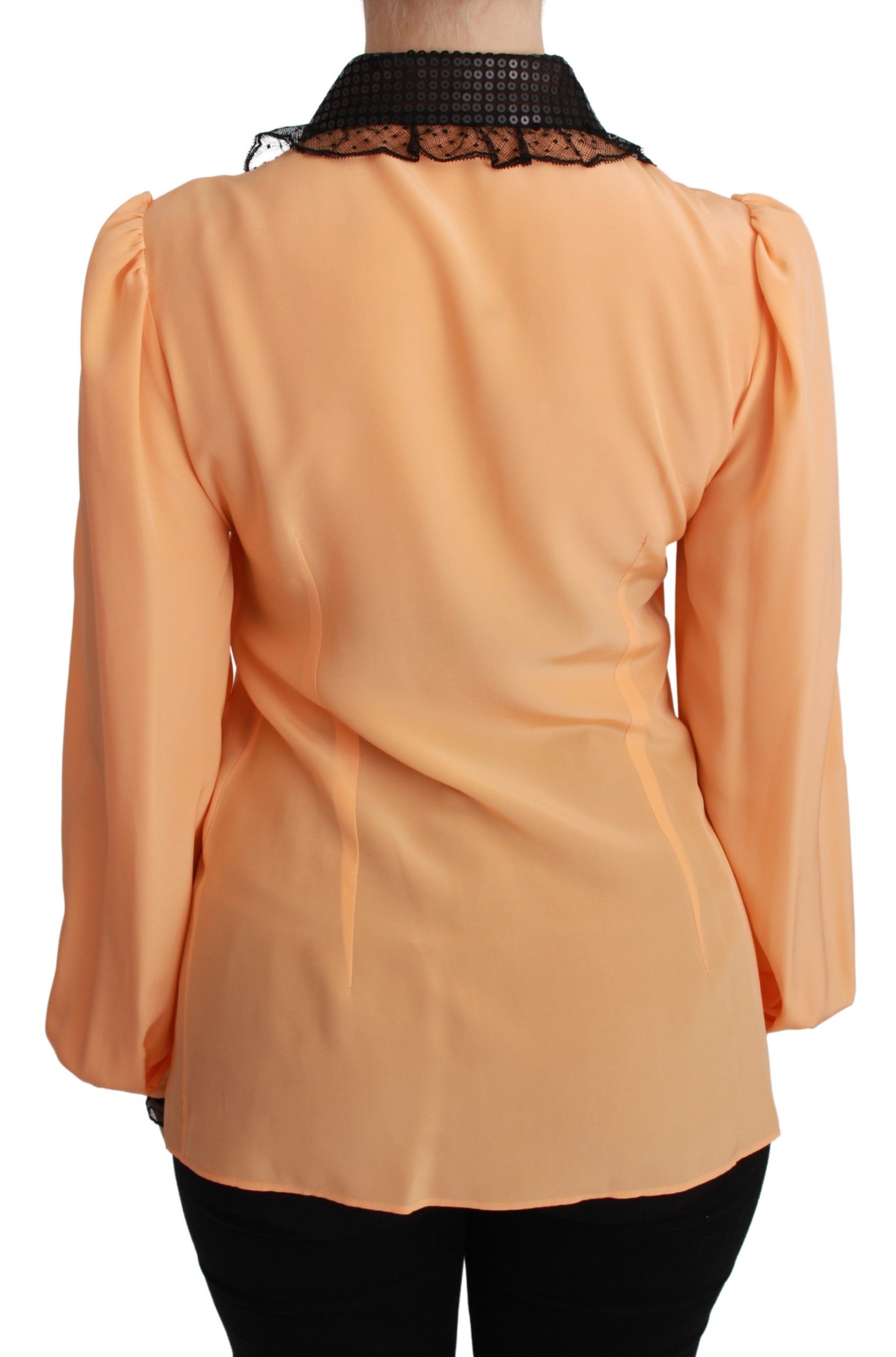 Yellow blazer with ruffled sleeves