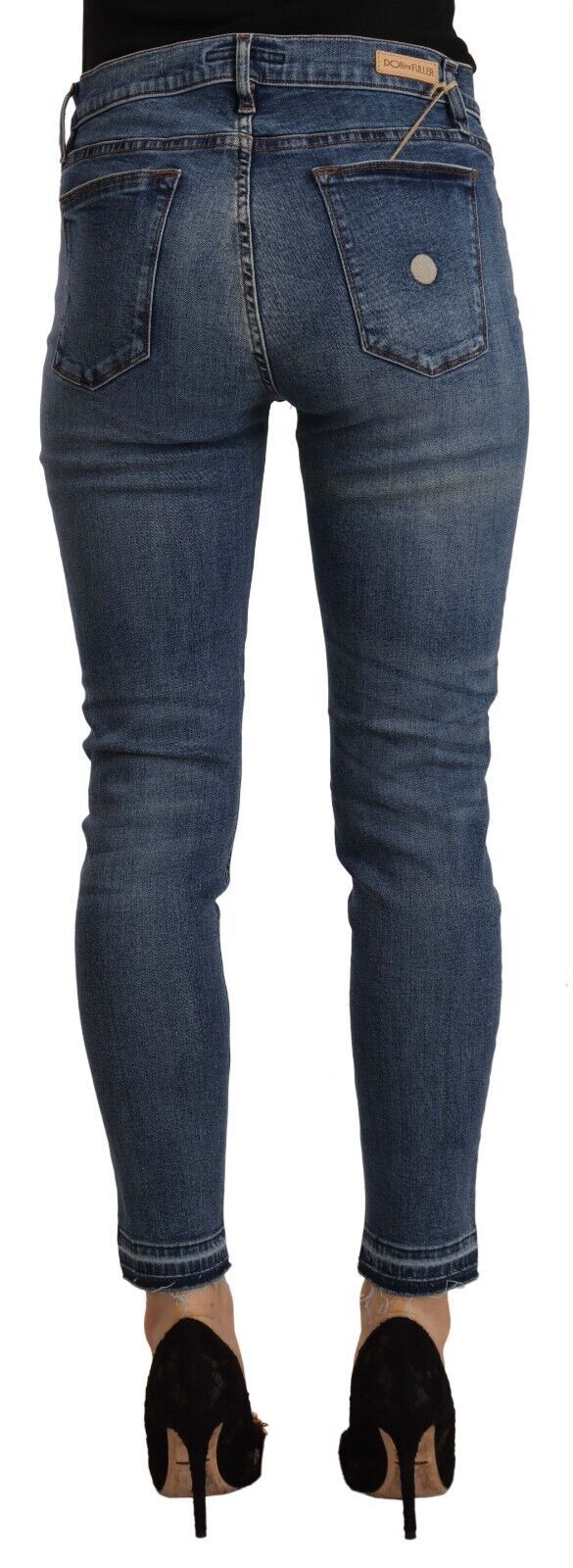 Pair of blue jeans on a mannequin