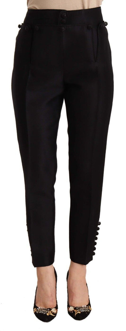 Pair of black pants on a mannequin
