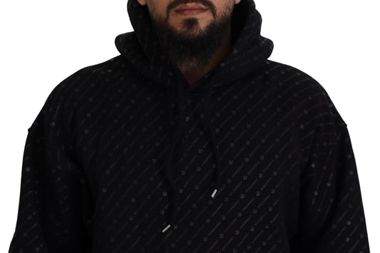 Man wearing hoodie with camouflage pattern