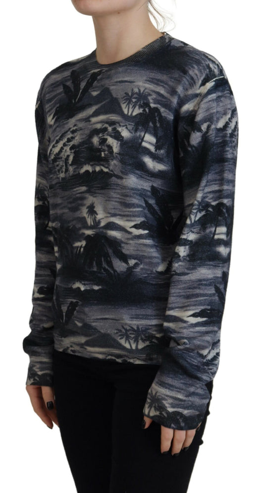 Long sleeve camouflage sweatshirt on a person
