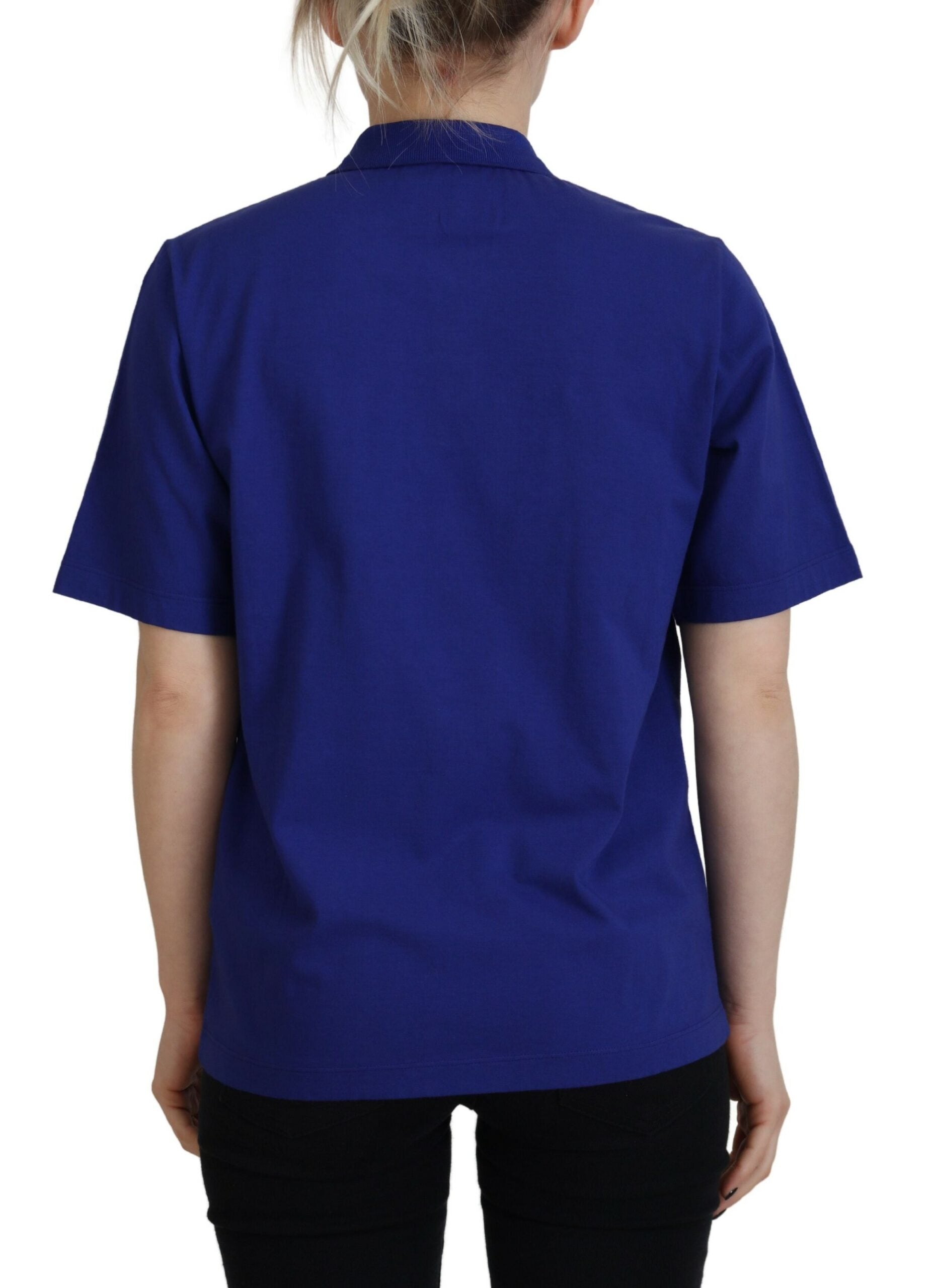 Blue short sleeve uniform shirt