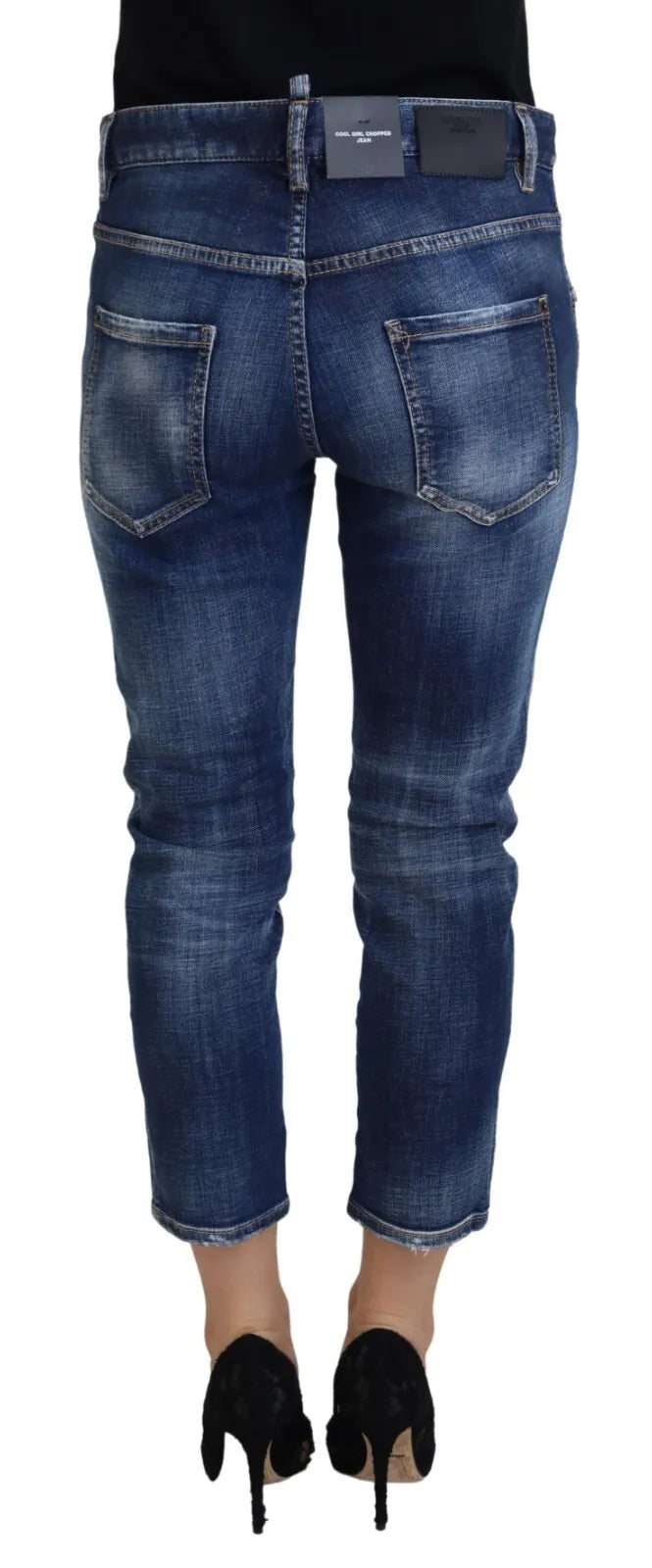 Pair of blue jeans on a mannequin