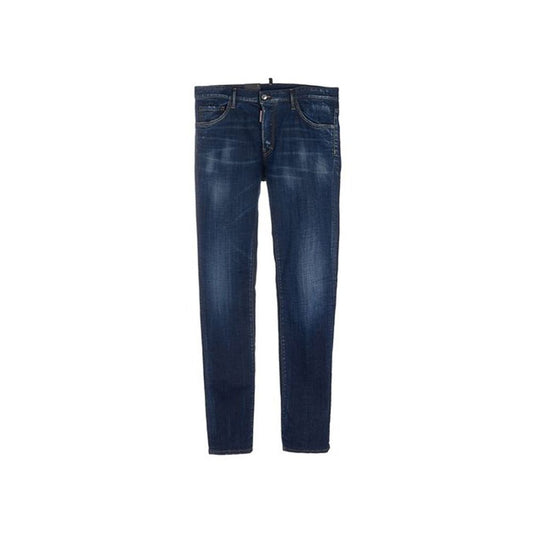 Pair of blue denim jeans