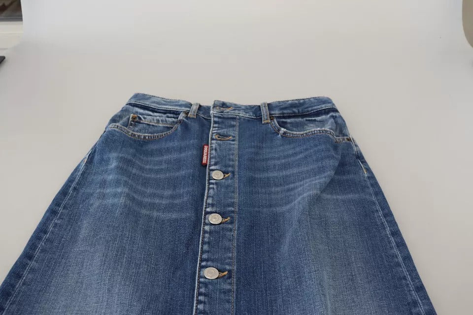 Blue denim jean shorts