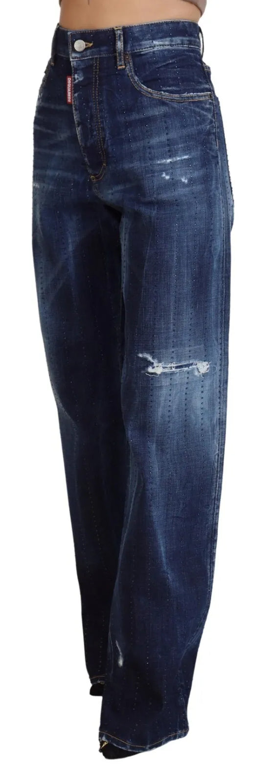Pair of blue denim jeans