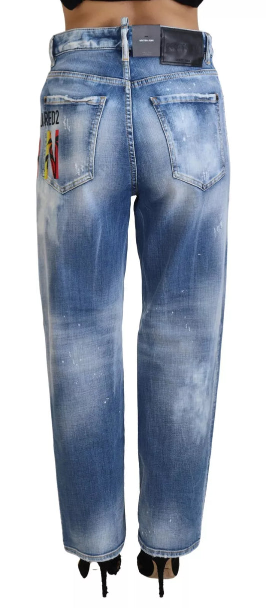 Pair of blue jeans on a mannequin