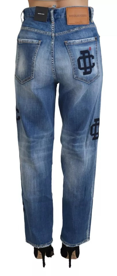 Pair of blue jeans on a mannequin