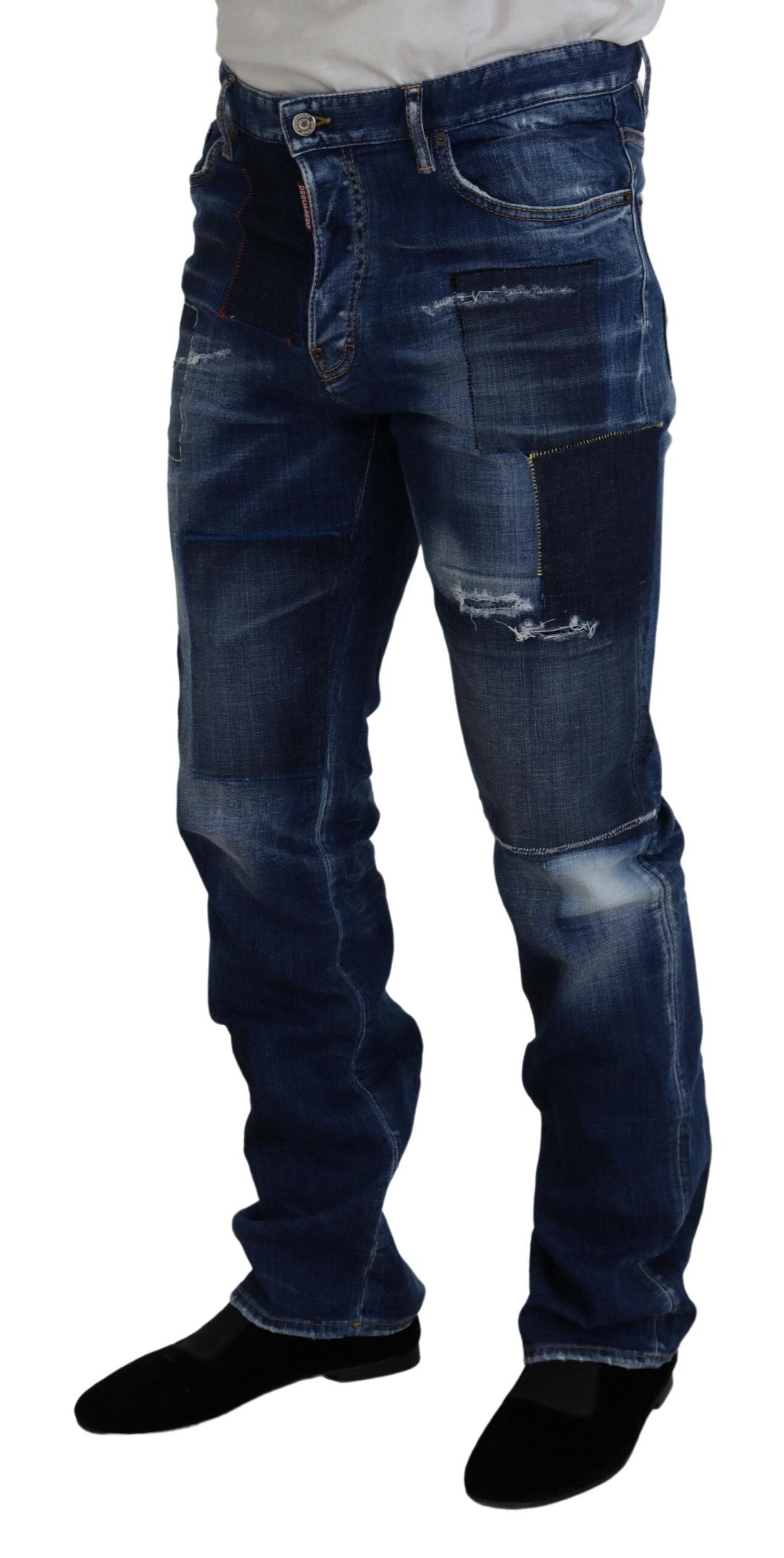 Pair of blue denim jeans
