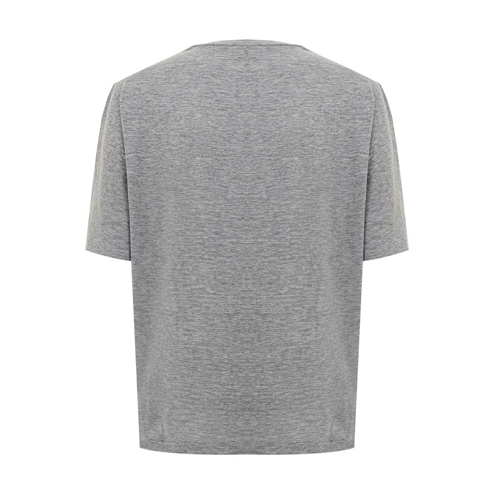 Grey short sleeve shirt