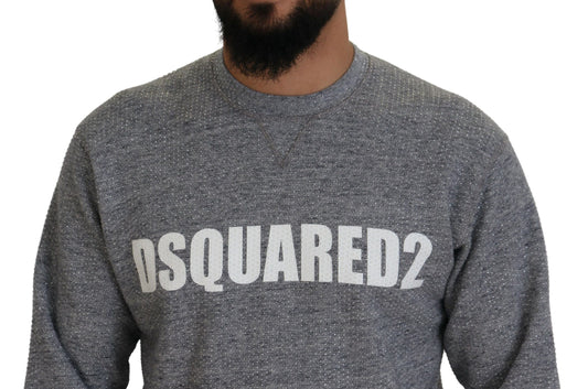 Grey sweatshirt with white lettering