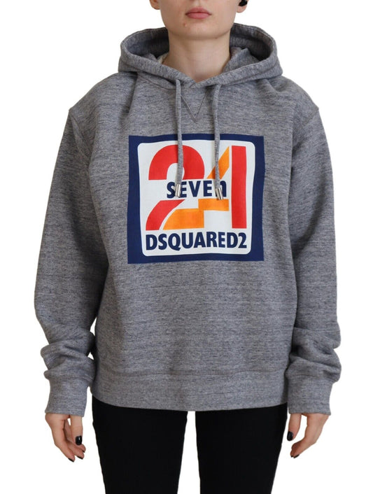 Grey hoodie with number 21 on front