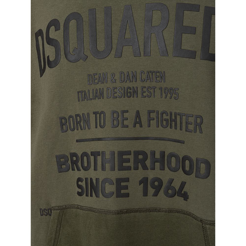 Green jacket with black lettering