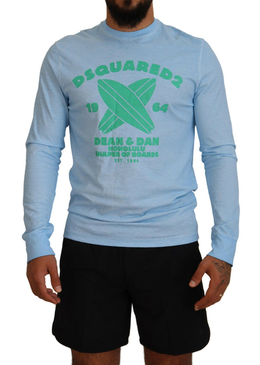 Long sleeve shirt with green design on front