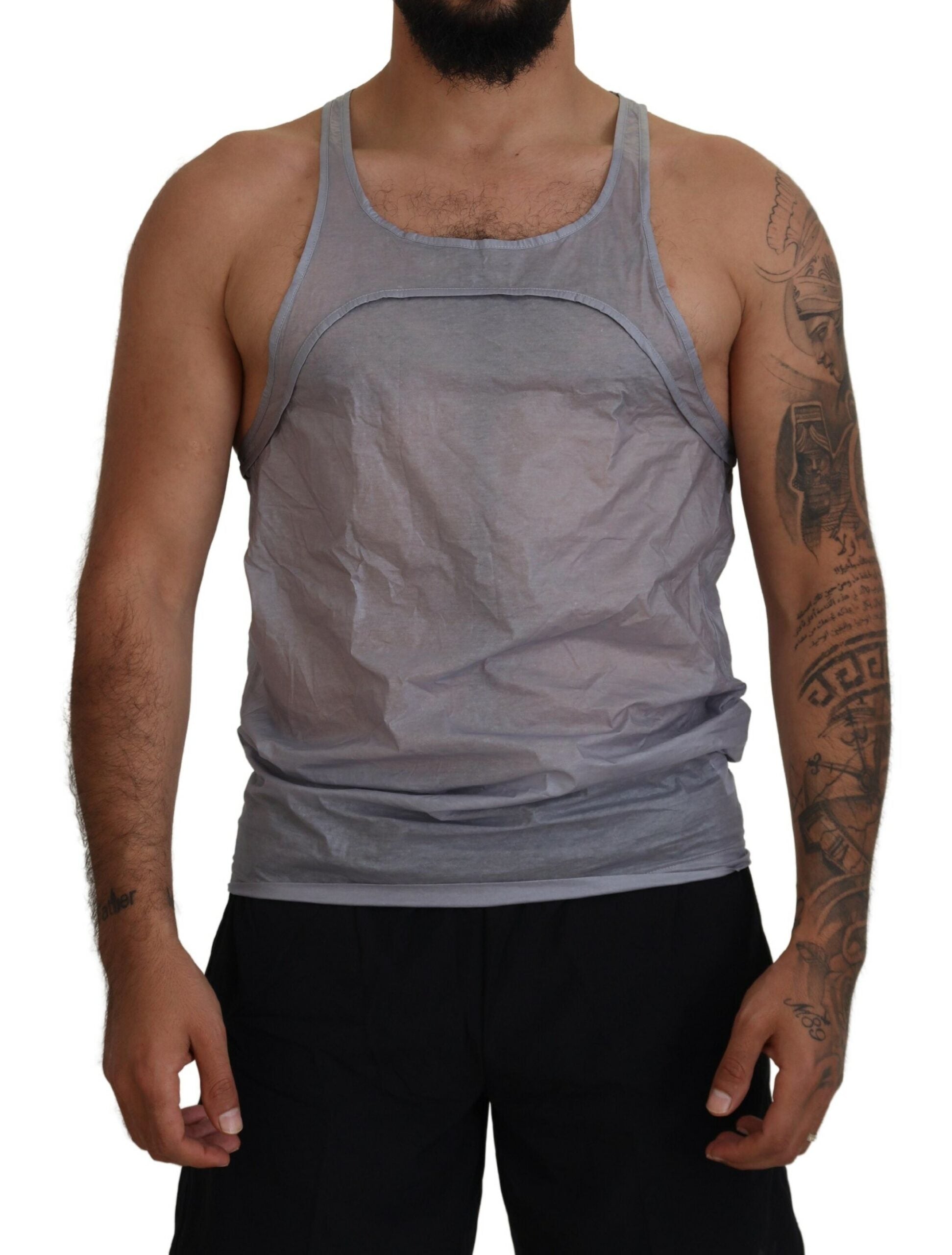 Man wearing tank top