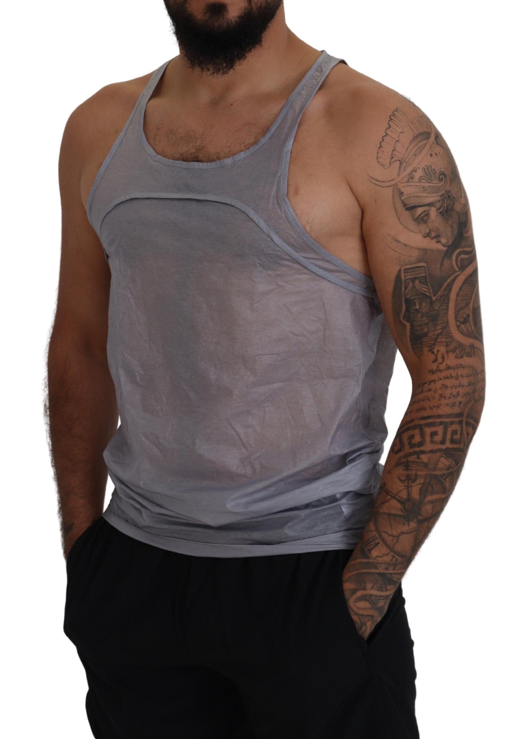 Man wearing tank top