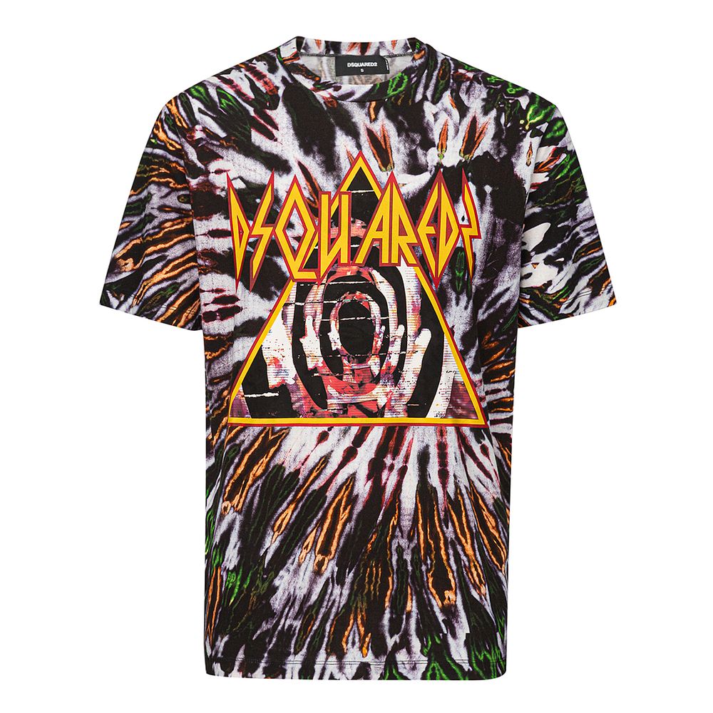 Tie dye shirt with Led Zeppelin logo