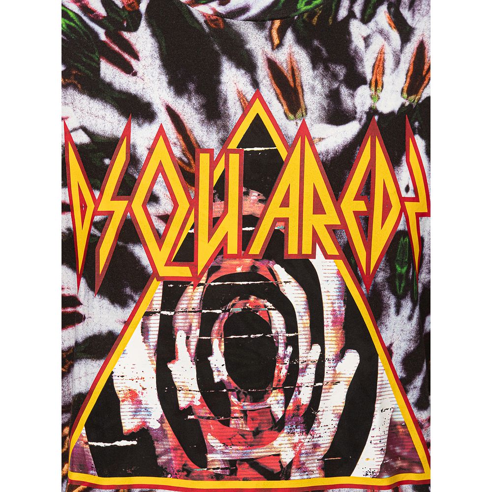 Poster featuring band name in yellow on black background