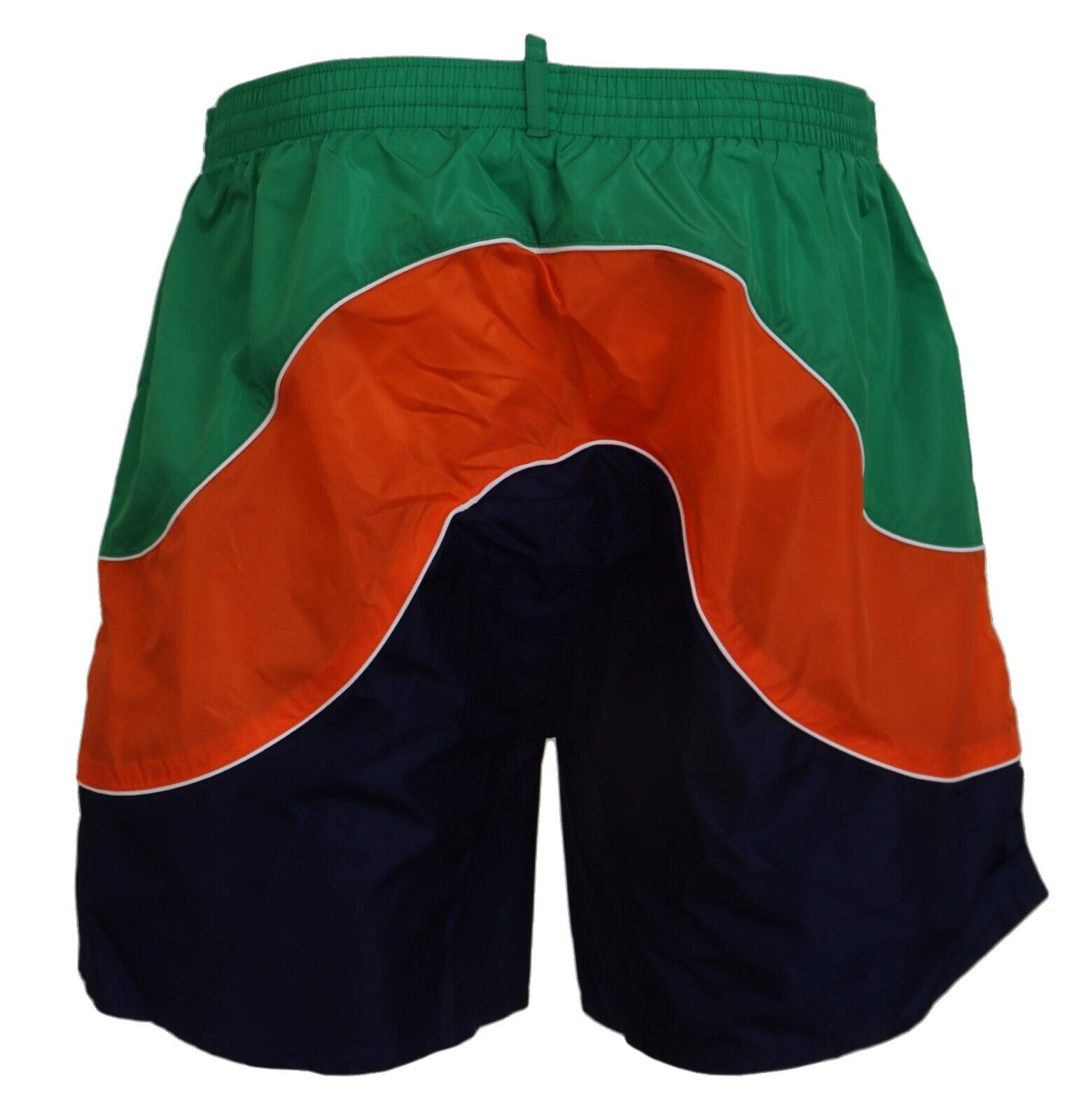 Pair of shorts in green, red, blue, and black colors