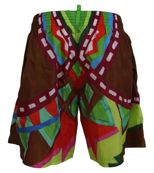 Colorful patterned shorts