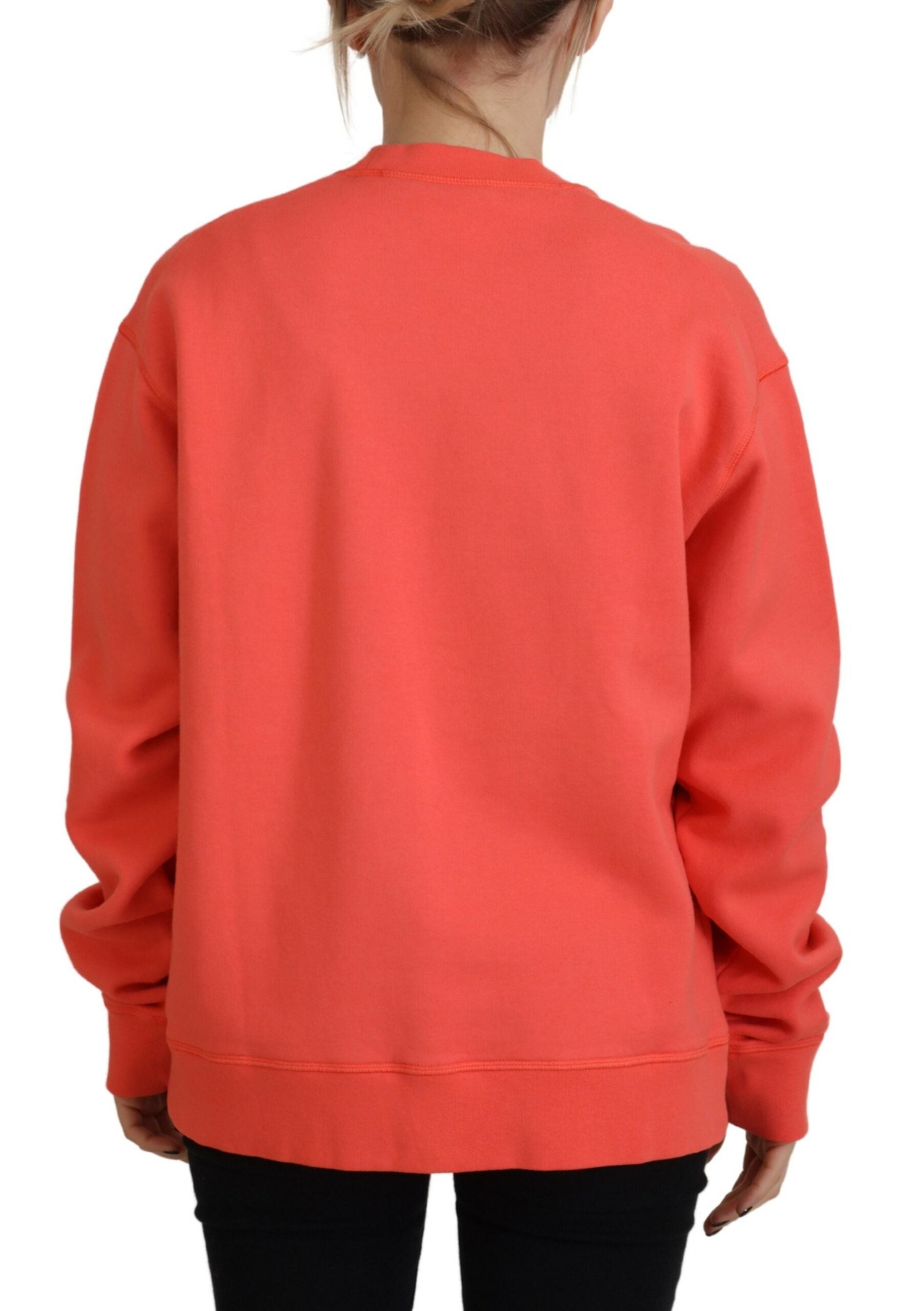 Red sweatshirt on a person