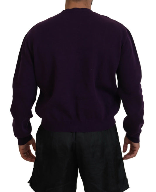 Purple sweatshirt on mannequin