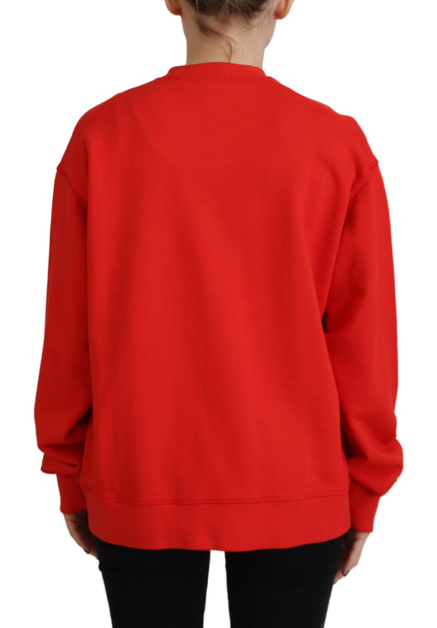 Red long sleeve sweatshirt