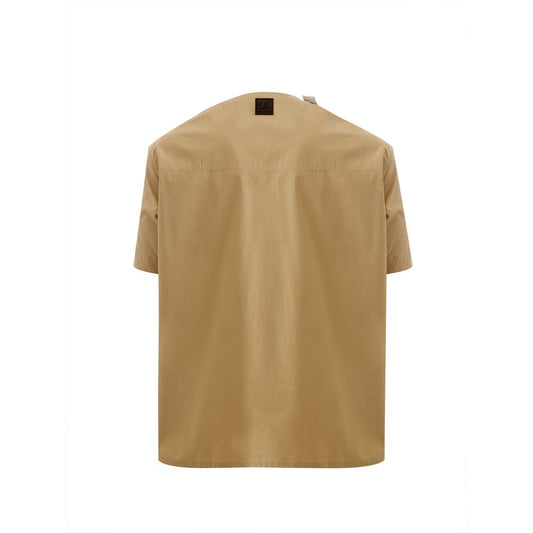 Tan short sleeve shirt