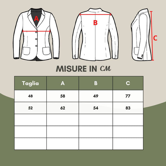 White jacket on hanger with black pants