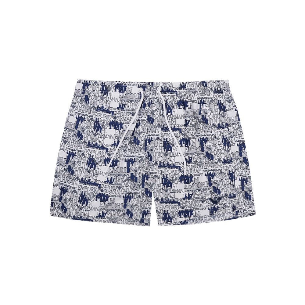 Blue patterned men's shorts
