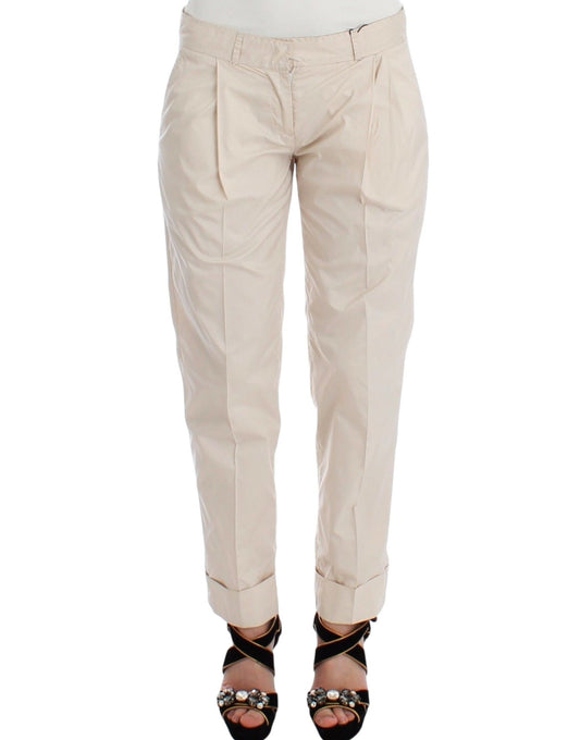Tan cargo pants with pockets on sides
