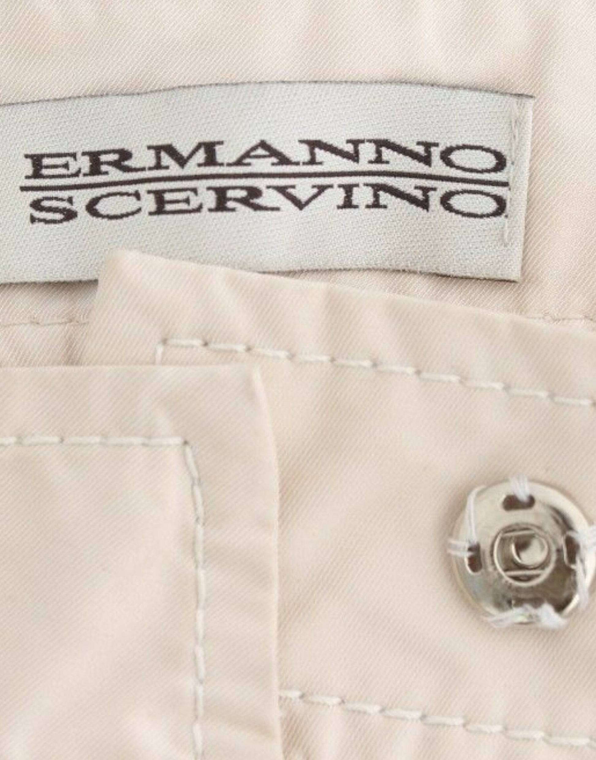 Pair of men's pants with button closure