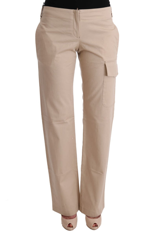 Khaki pants with cargo pockets