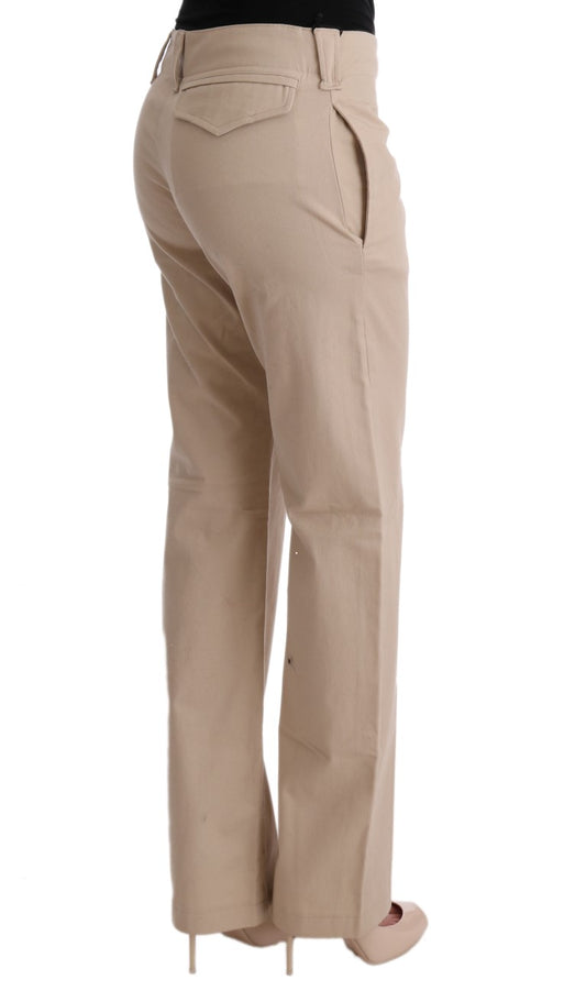 Tan cargo pants with pockets on sides